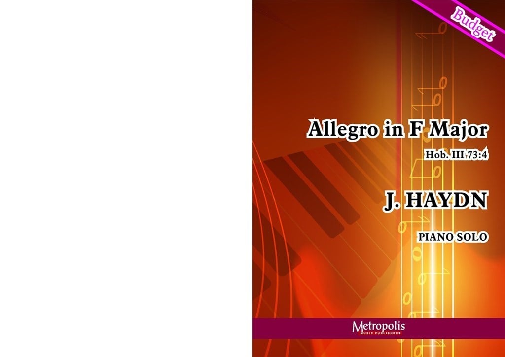 Allegro In F Major Hob III 73:4